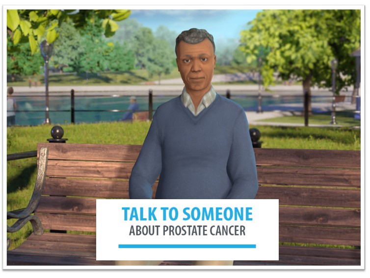 CDC’s New Virtual Human Simulation – Talk to Someone About Prostate Cancer