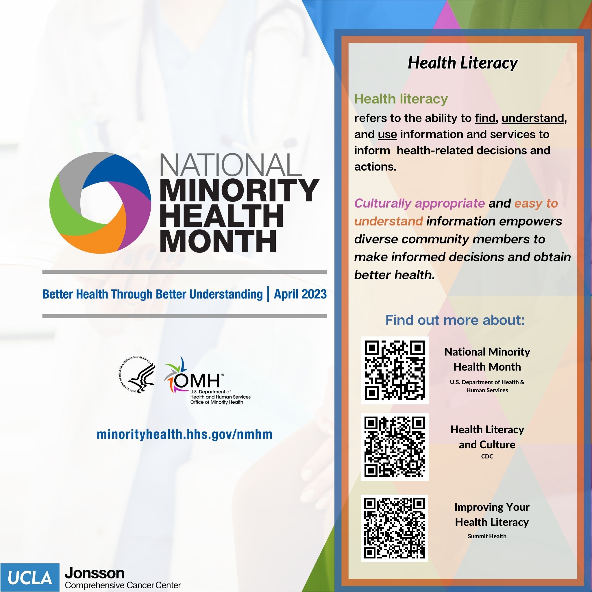 April: National Minority Health Month